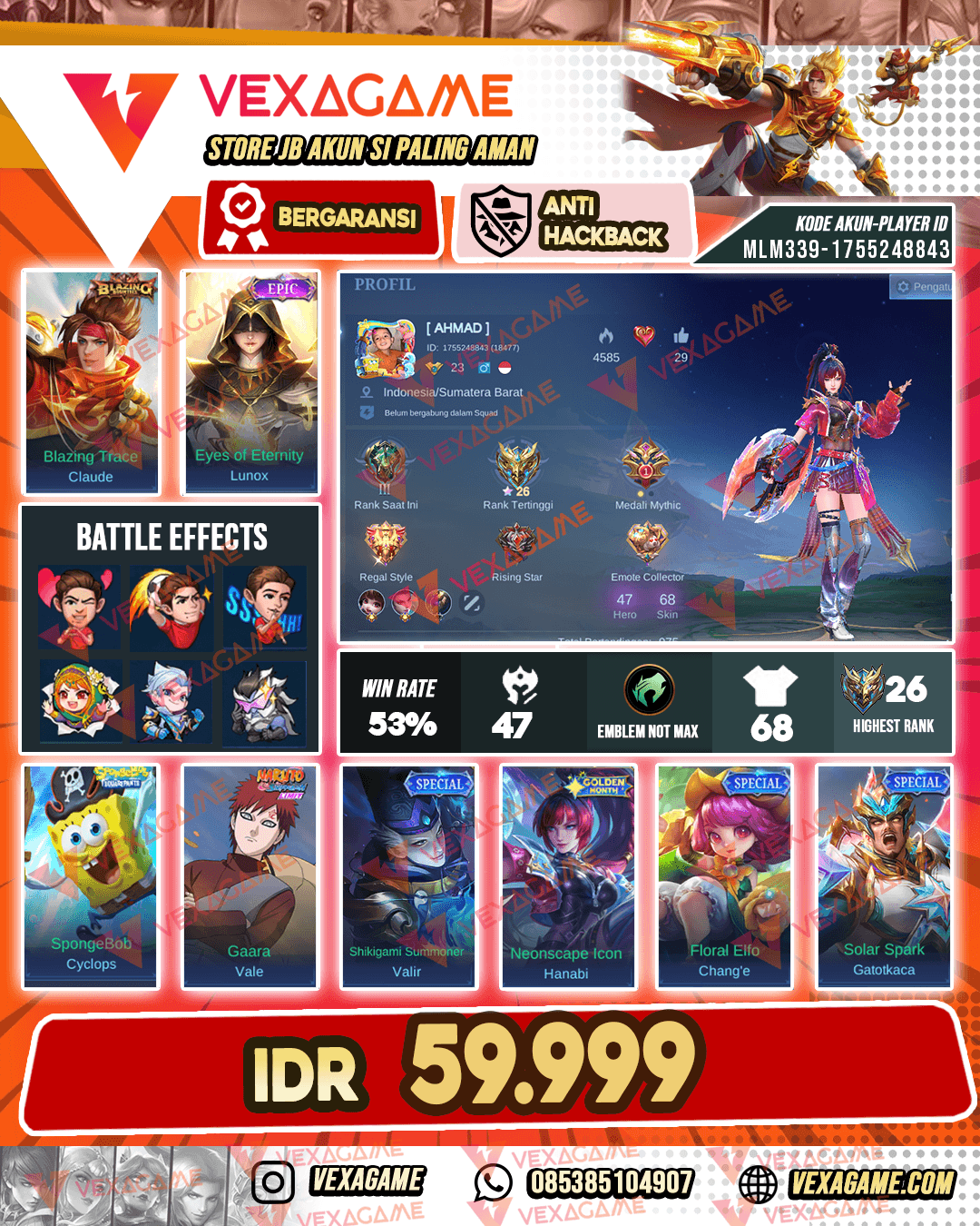 Claude Blazing | Lunox Epic