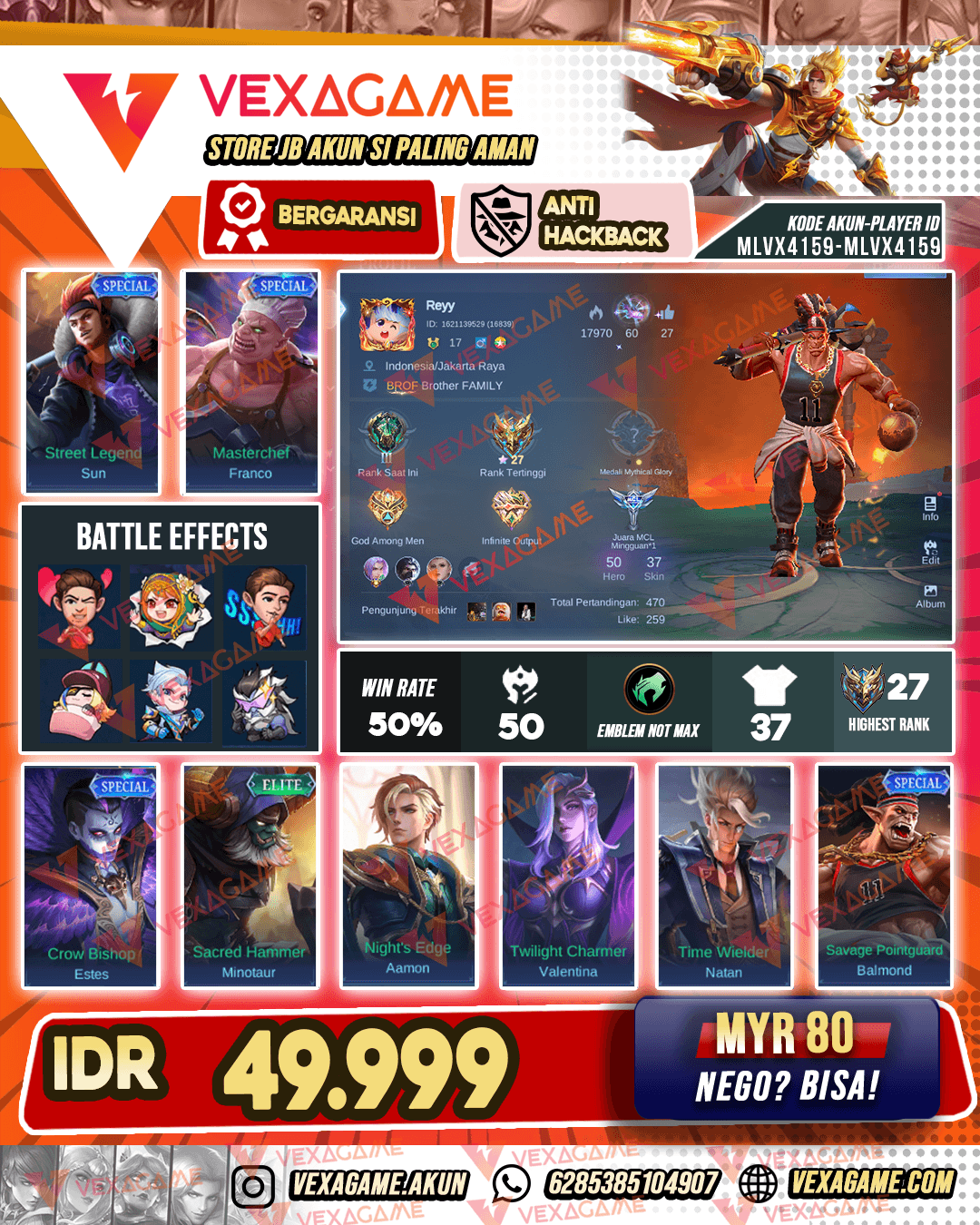 Akun Murah