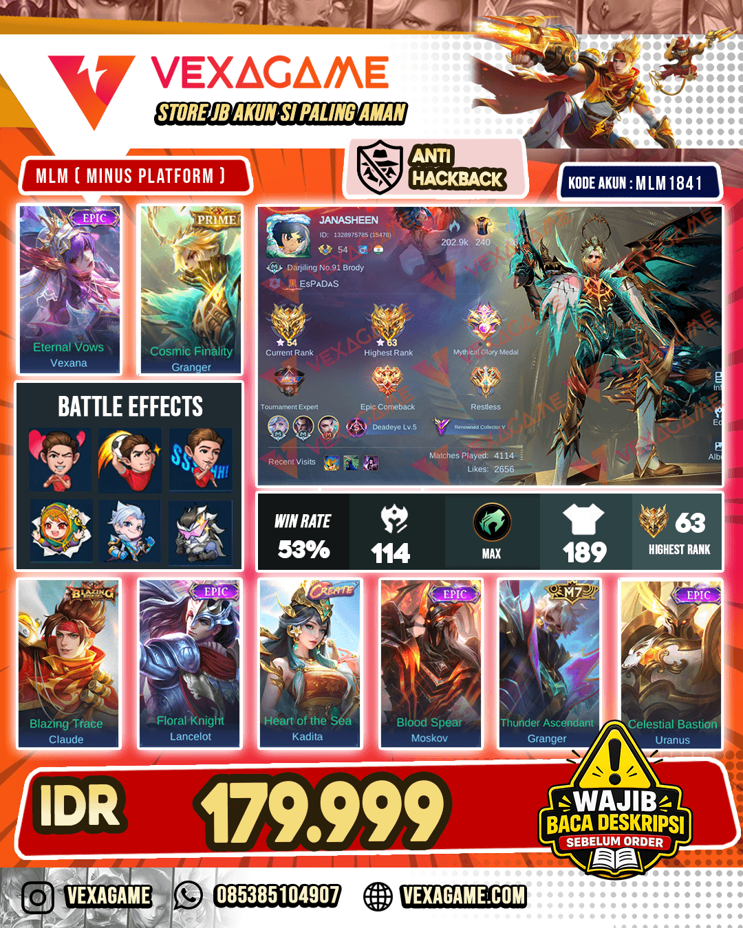Granger Prime | Vexana Epic