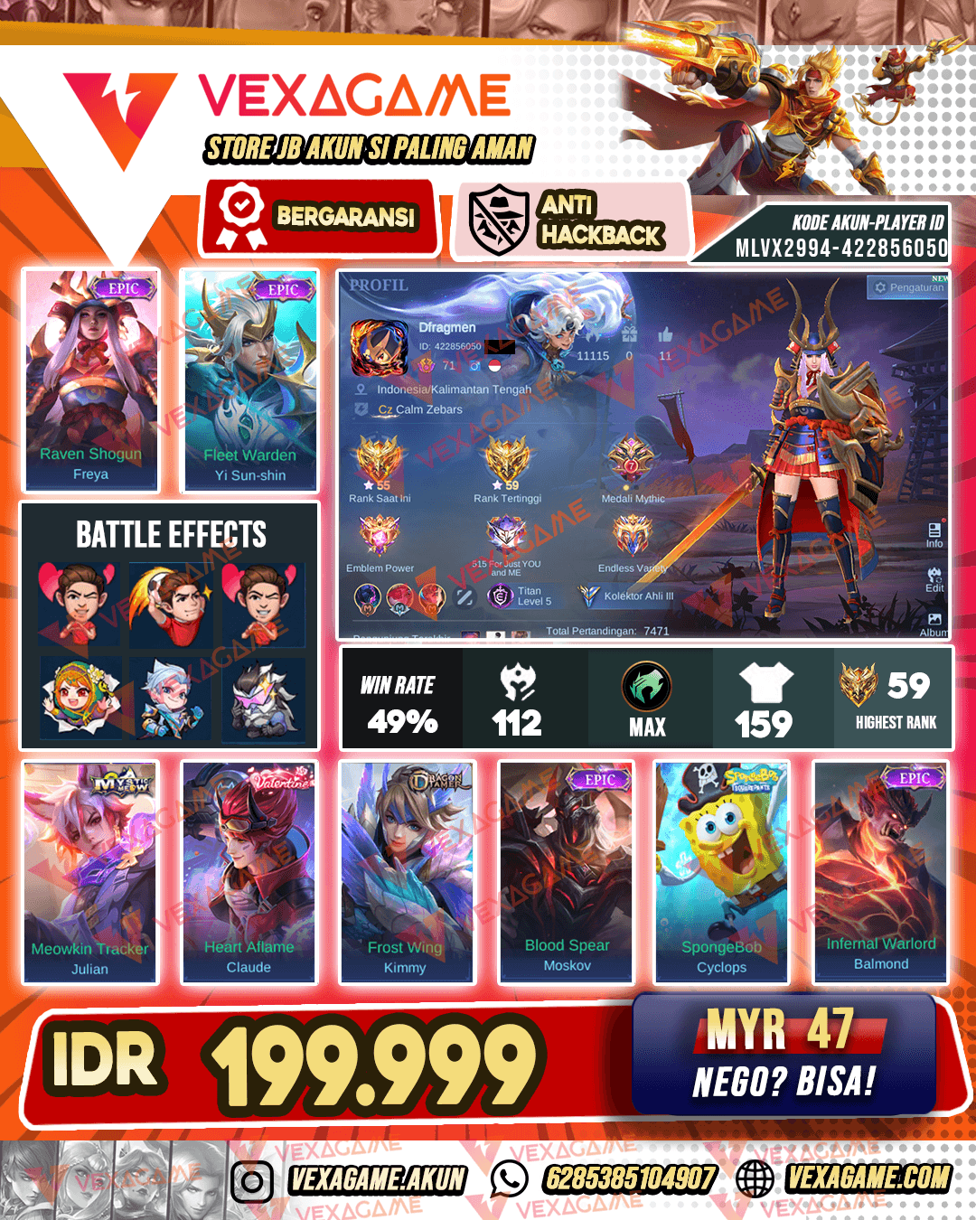 Freya Epic | Yss Epic