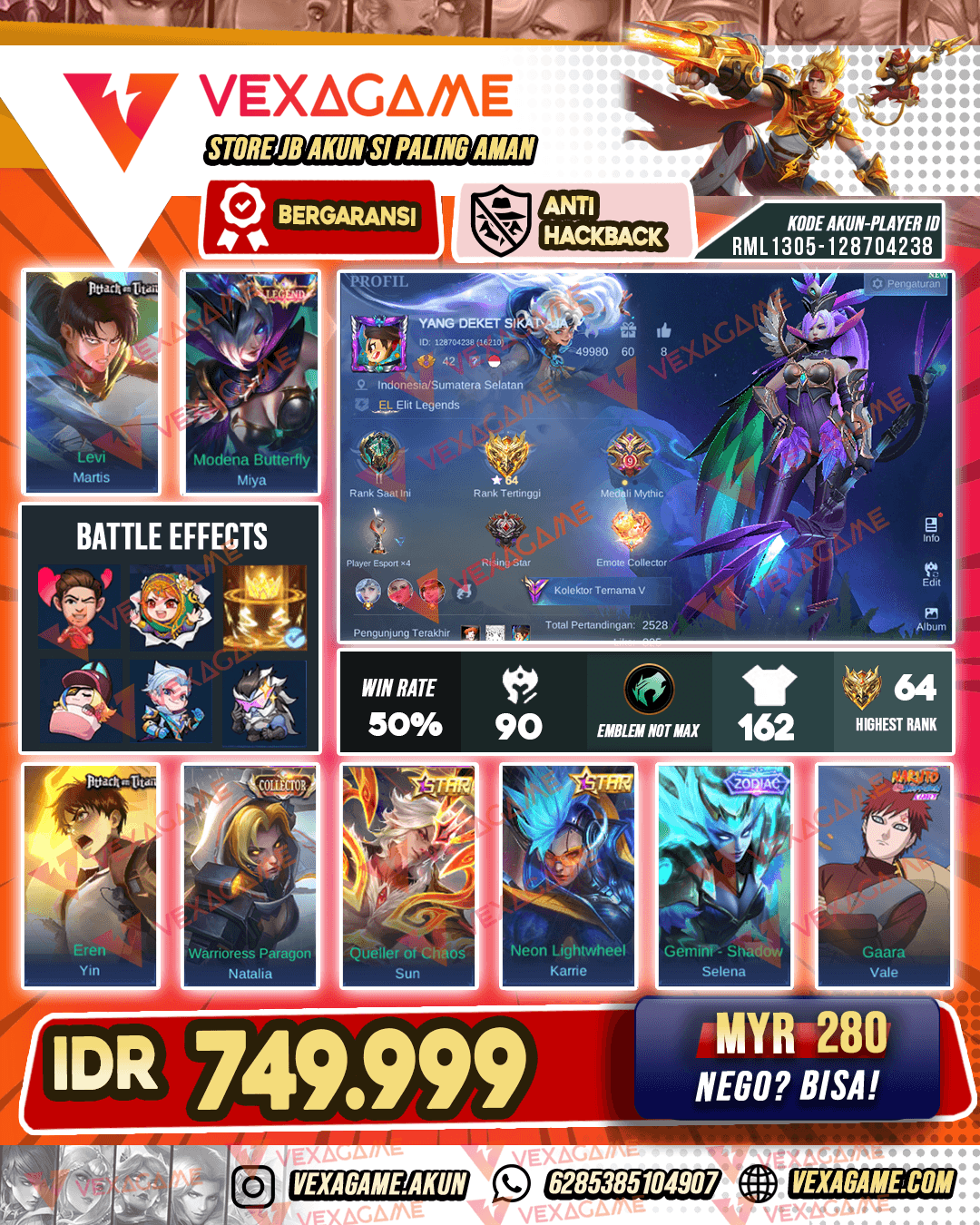 Miya Legend | 2 AOT | Recall DEWA