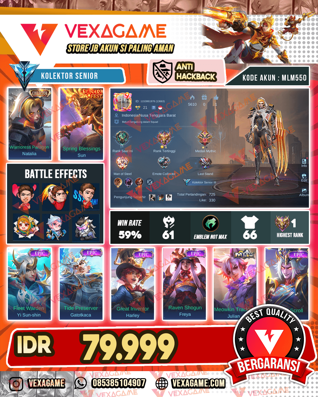 Natalia Collector X Sun Lunar Fest
