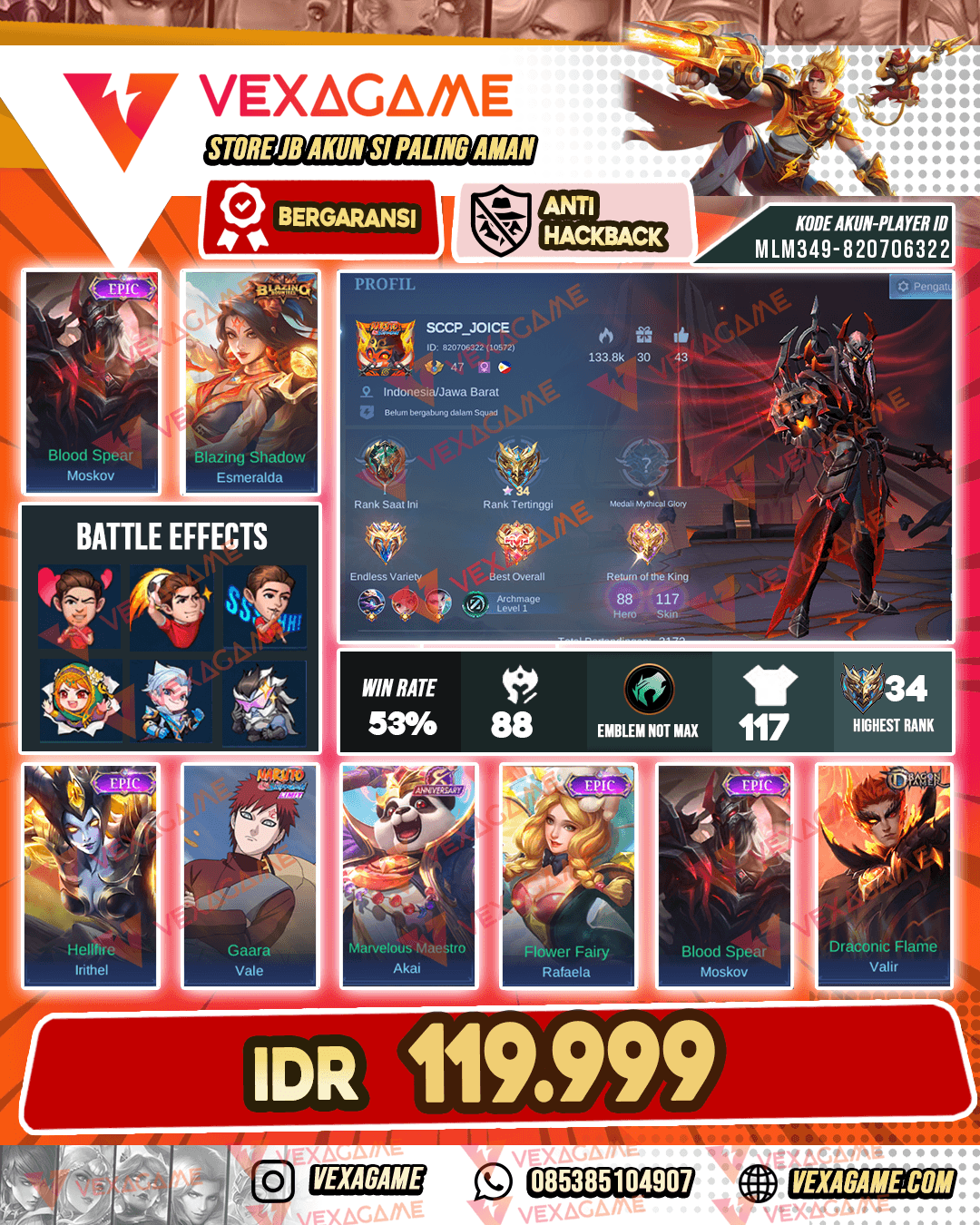 Moskov Epic | Esmeralda Blazing
