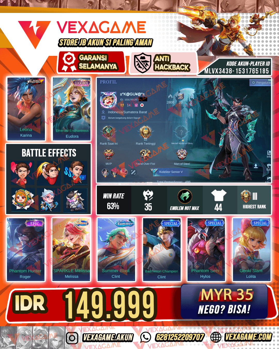 Karina KOF X Eudora Luckybox