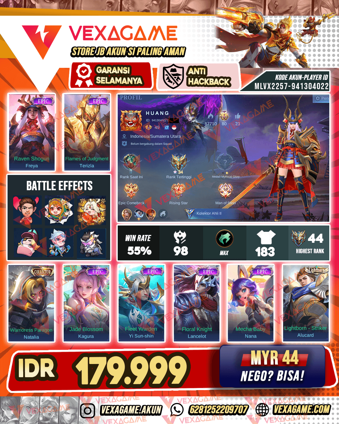 Freya Epic | Terizla Epic | Emblem MAX