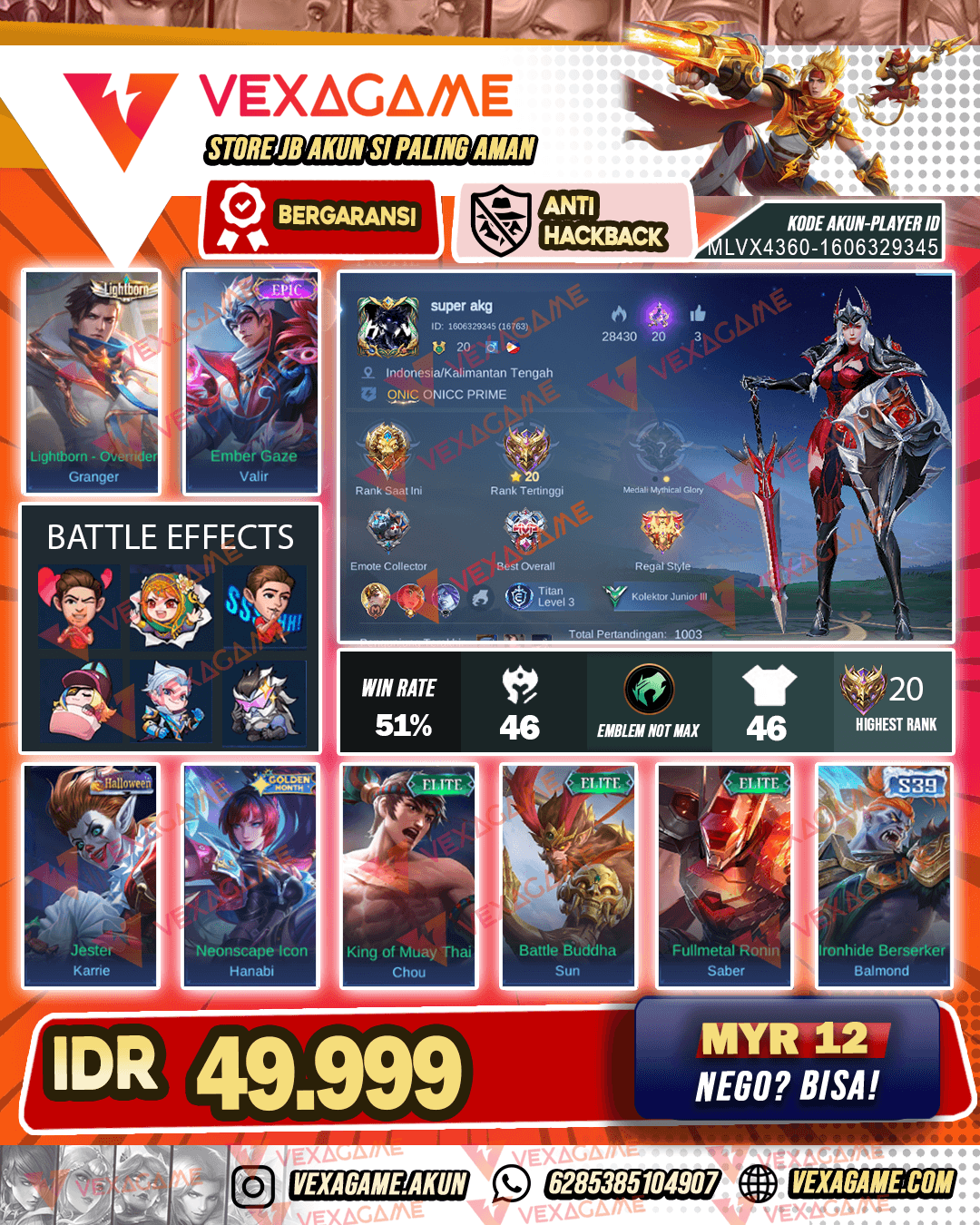 Akun Murah