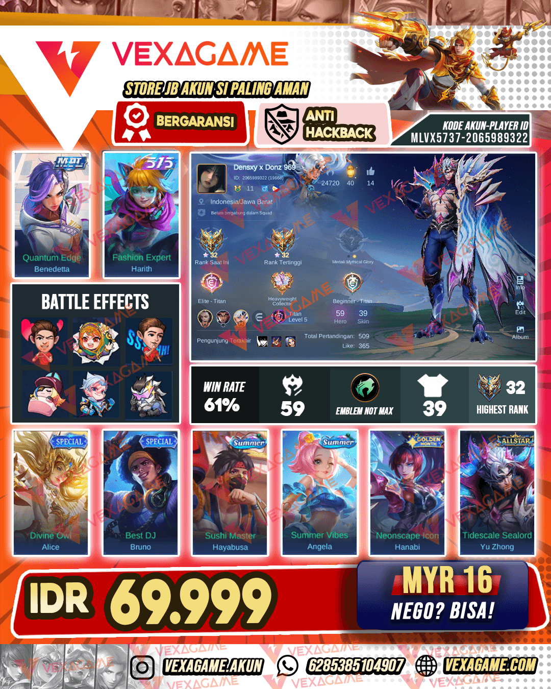 Akun Murah Harga Pelajar