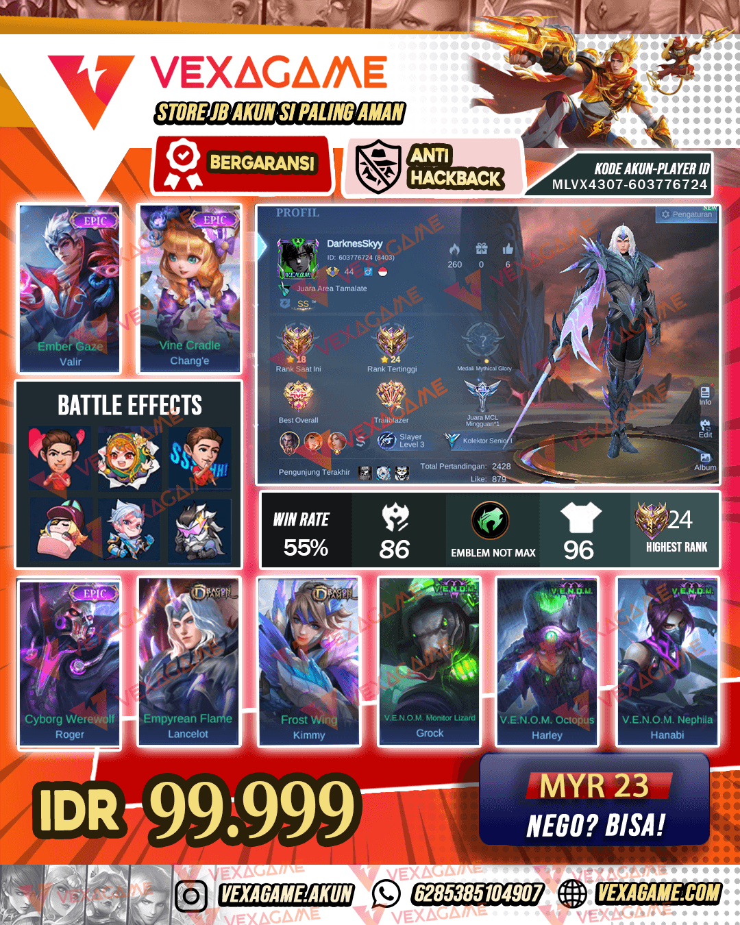 Valir Epic X Change Epic