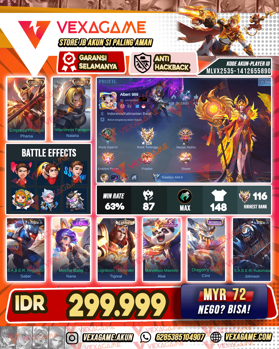 Pharsa Collector | Ex Immo | Emblem MAX