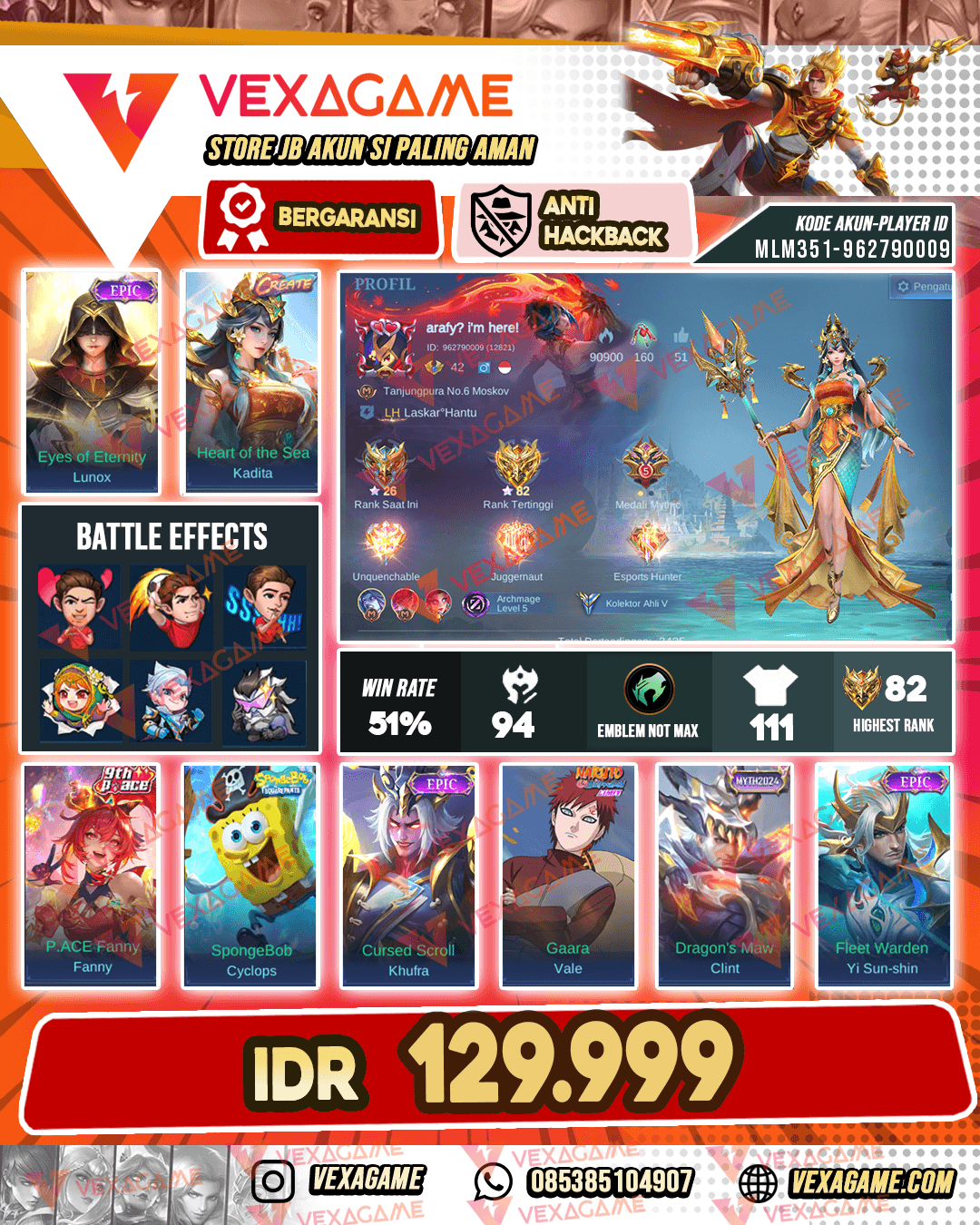 Kadita Create | Lunox Epic
