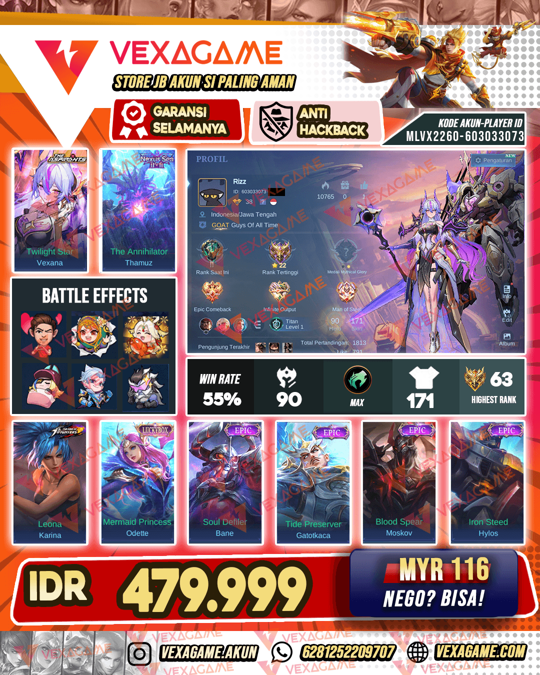 Vexana Aspirants | Thamuz Nexus Sea | Oddete Luckybox