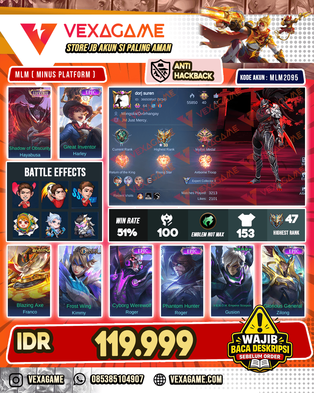 Hayabusa Luckybox X Harley Epic