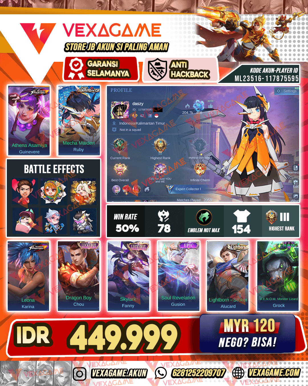 Ruby Asphirant | Guinevere KOF | 2 Luckybox