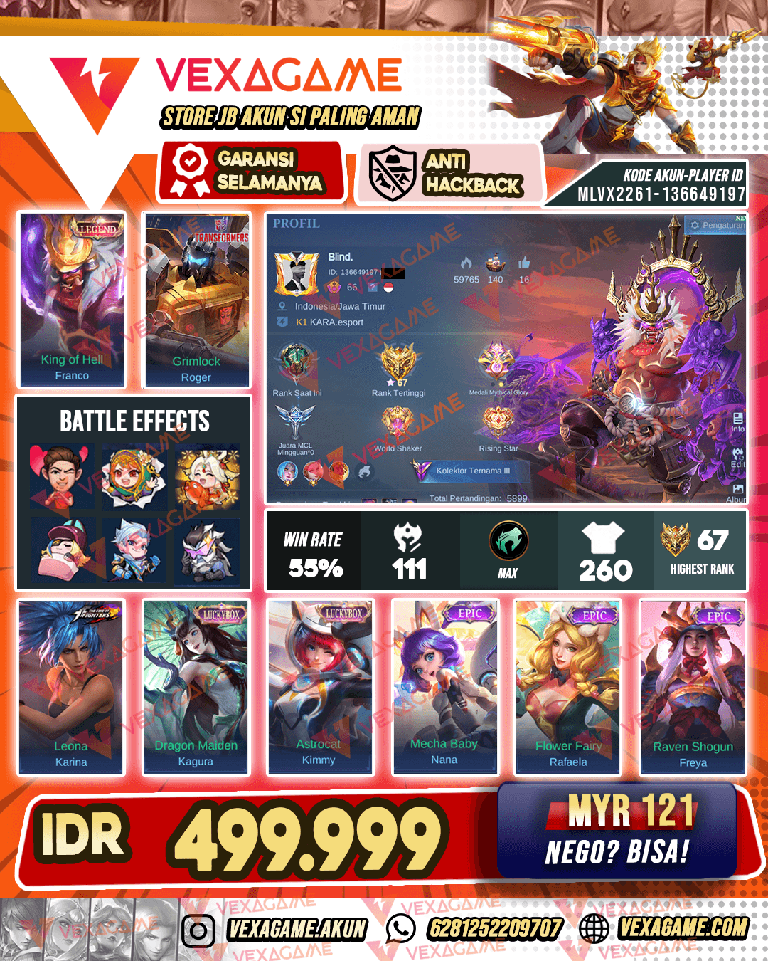 Franco Legend | Roger Transformers | 2 Luckybox
