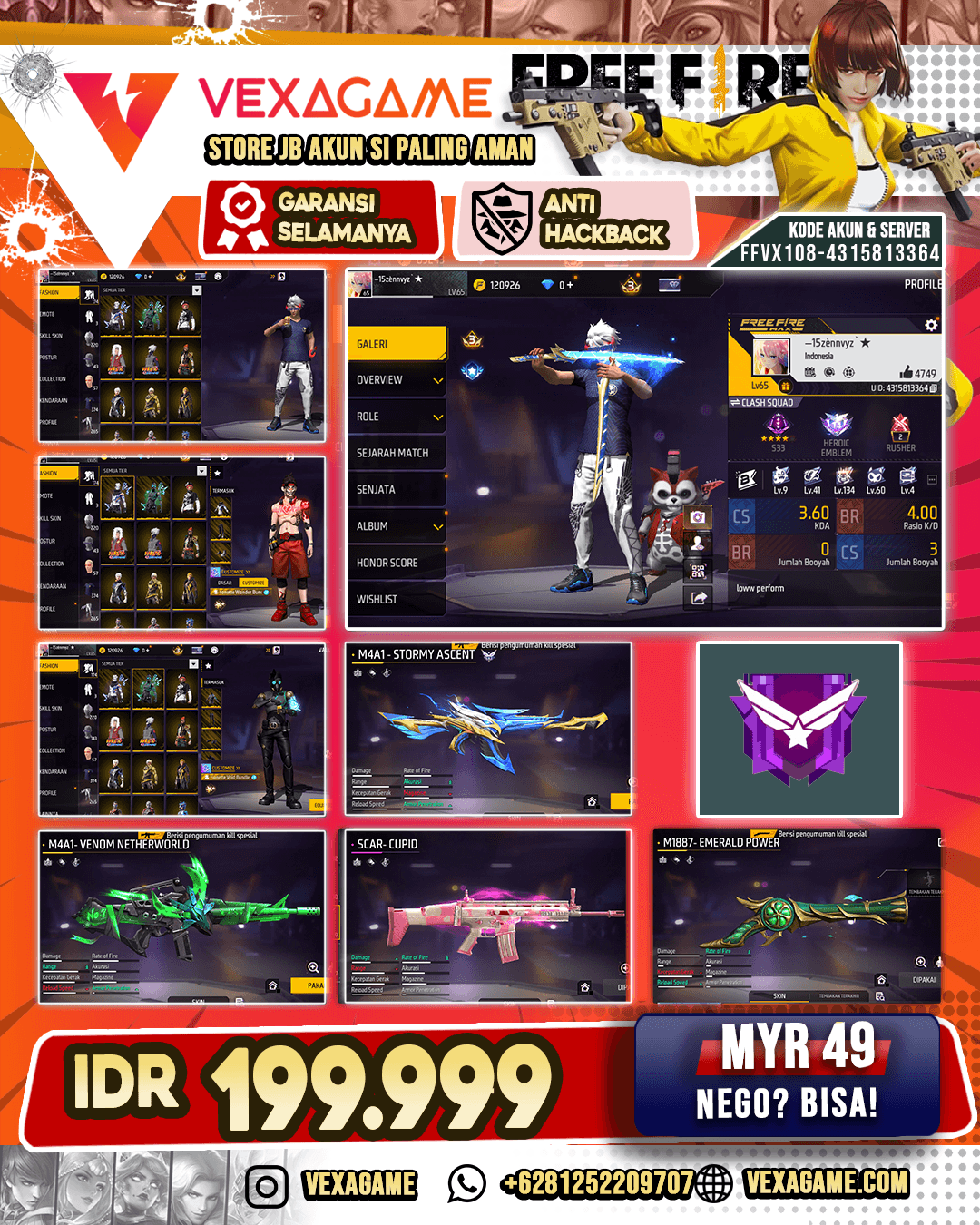 Drachen Fist Lv 4 | SG Terompet | SCAR Cupid | M4A1 Red Griffin|