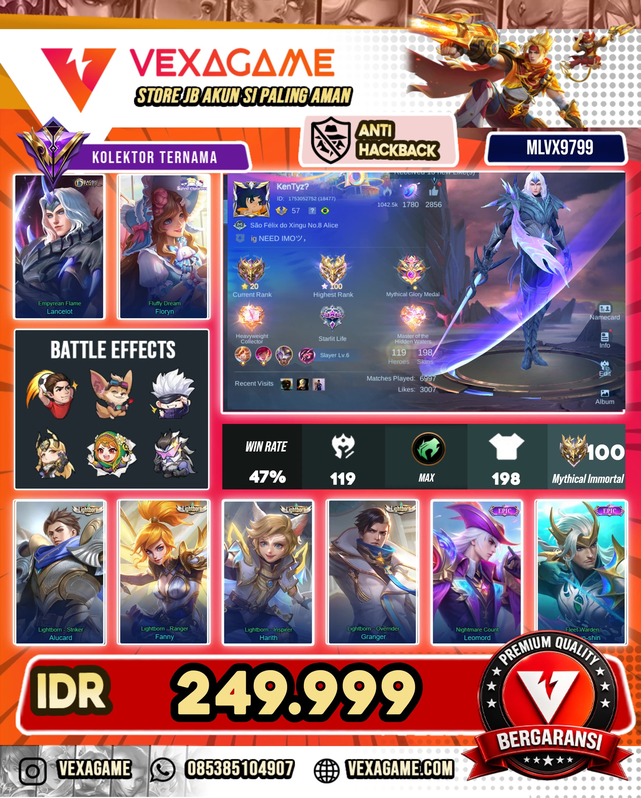 Lancelot Dragon Tamer | Floryn Sanrio | Ex Immortal