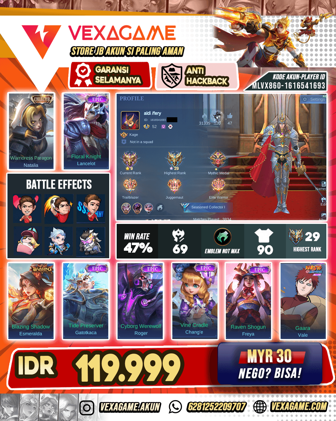 Lancelot Epic Murah