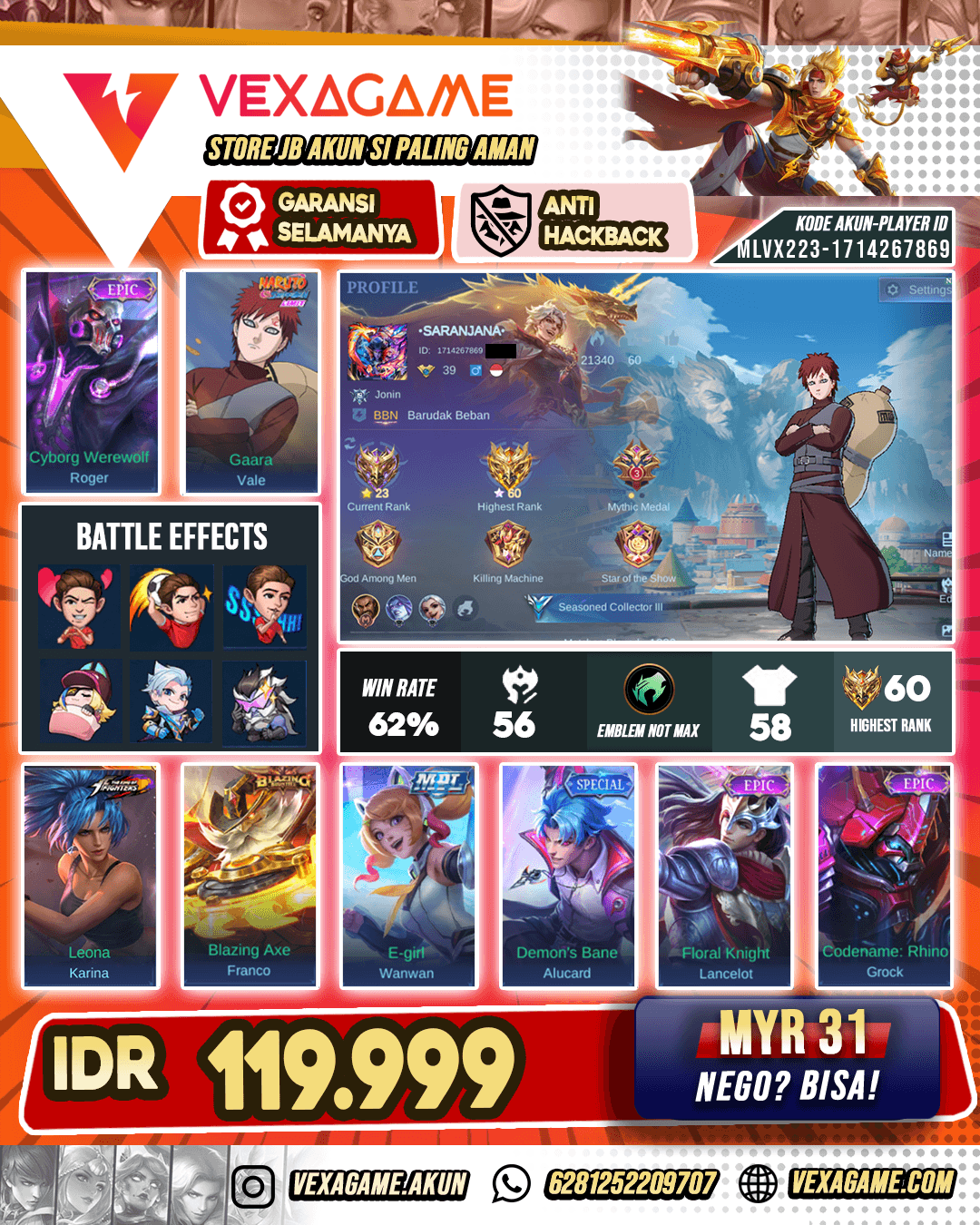 Akun Murah WR Kece