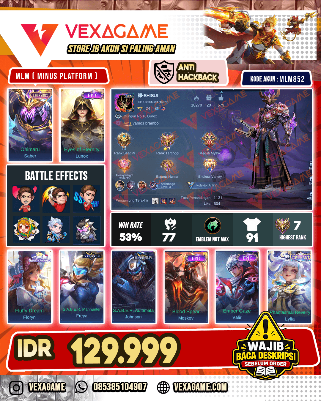 Saber Luckybox | Lunox Epic