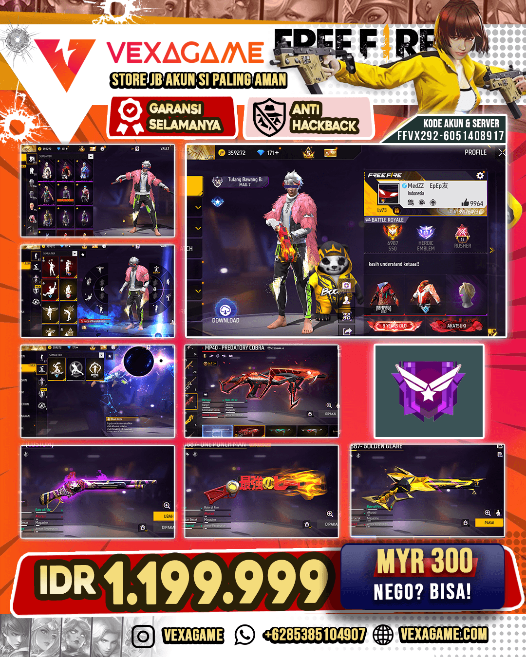 OPM X Reaper | Bundle Bejibun | Animasi Lobby ON | 2 EVO 1 Max