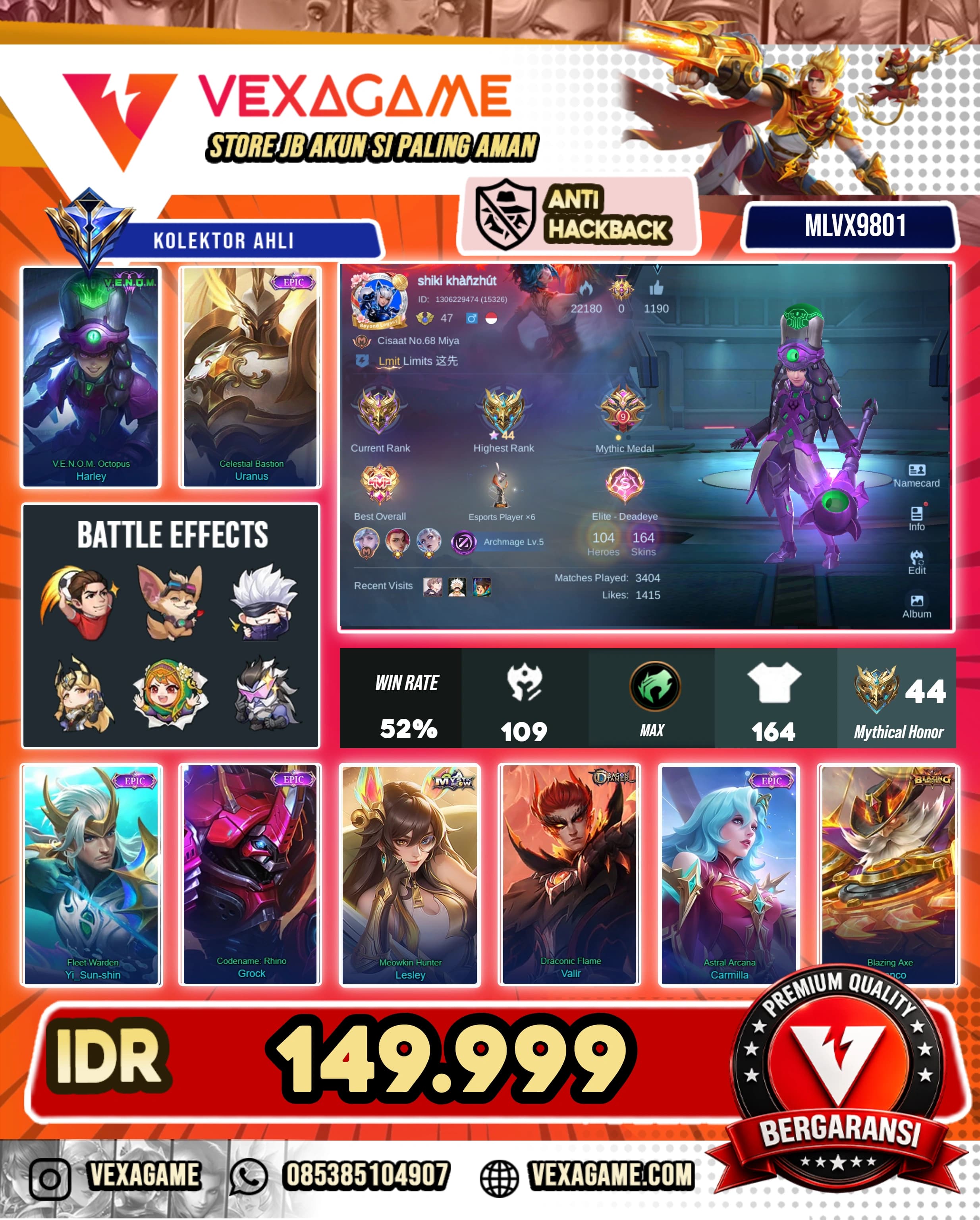 Harley Venom | Uranus Epic