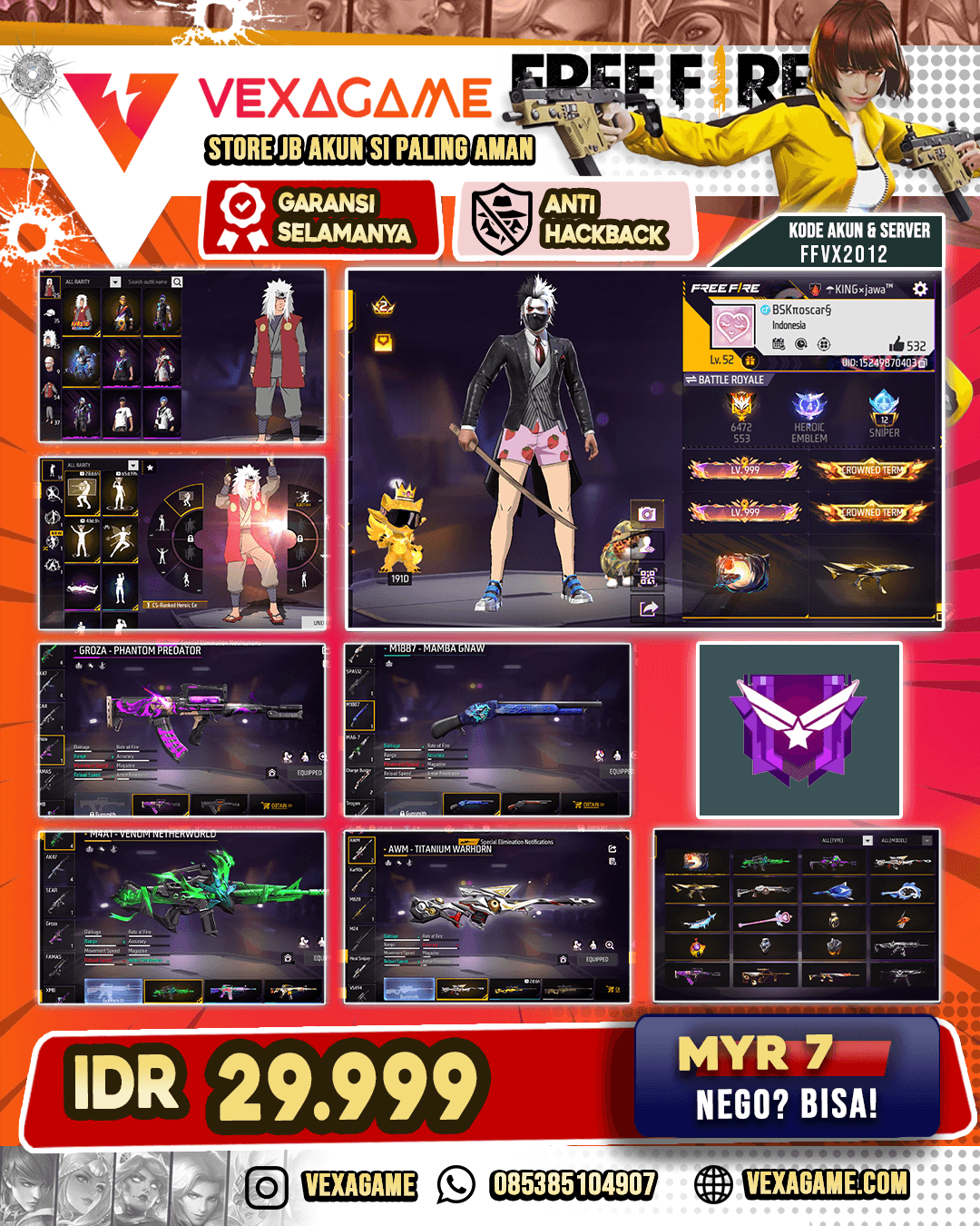 Akun FF Murah