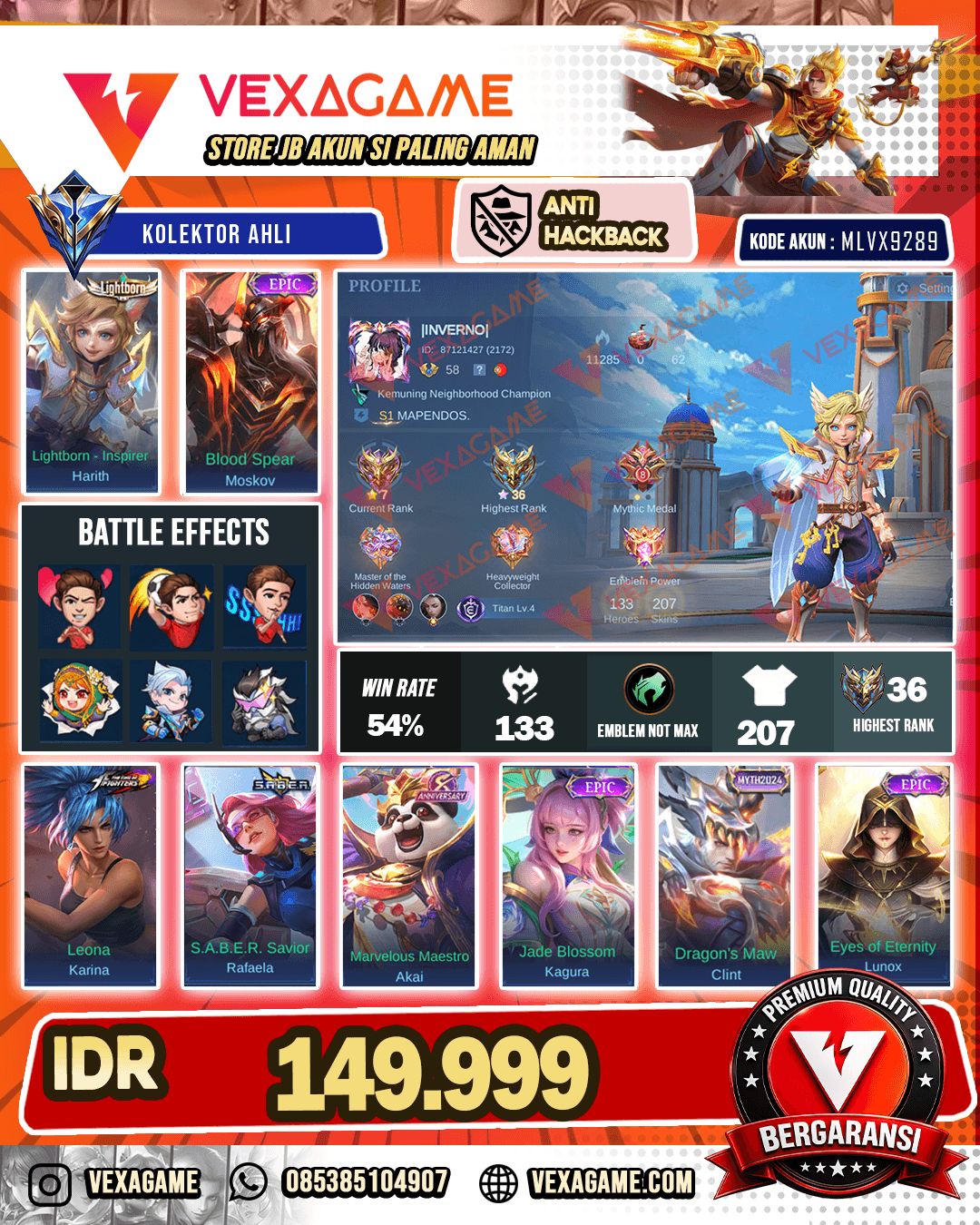 Harith Lightborn | Moskov Epic