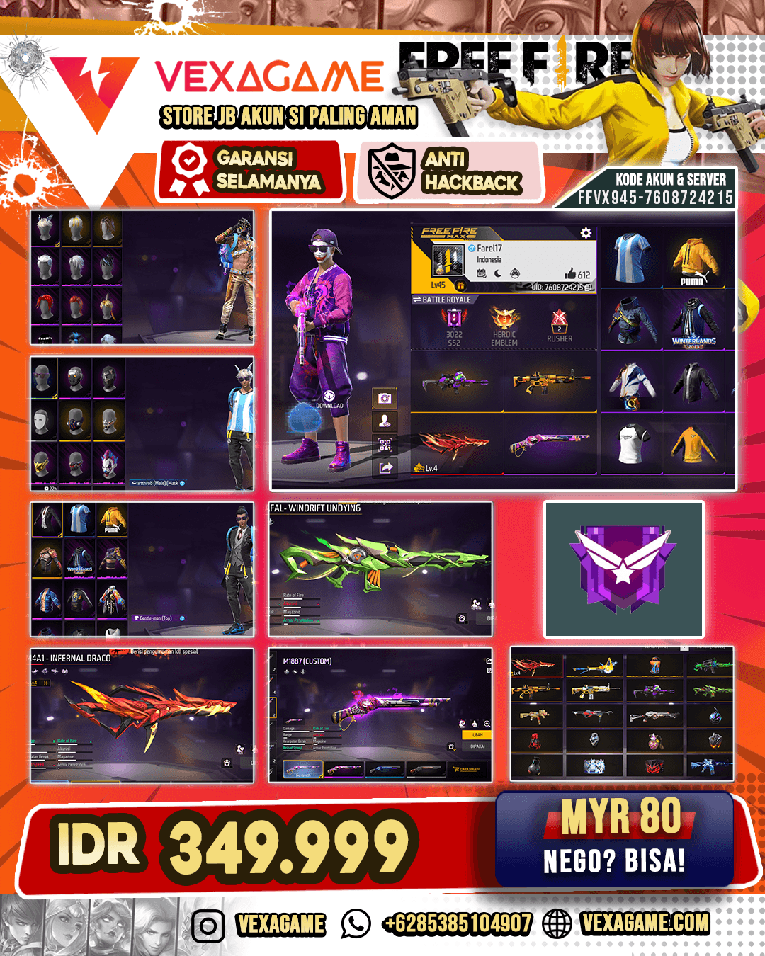 1 EVO | SG RIPPER | VAULT 70++