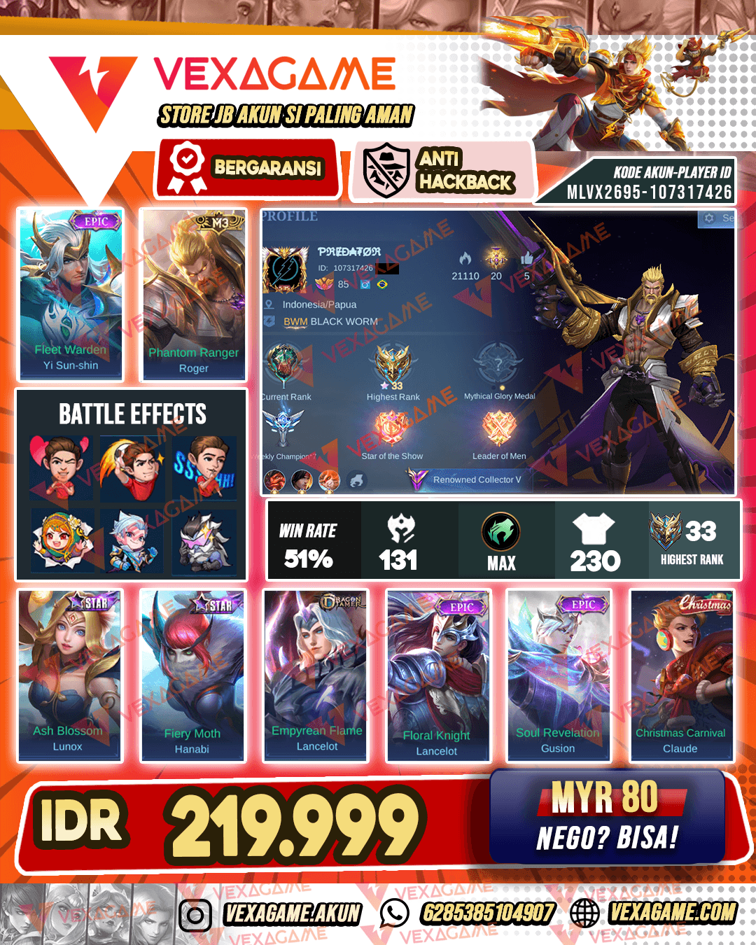 Roger M3 | Emblem + Hero MAX
