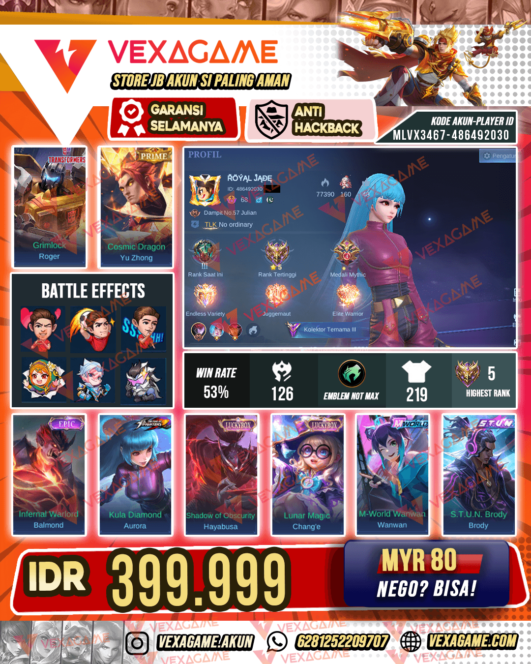 Aurora KOF | YZ Prime | Recall Tas - Tas