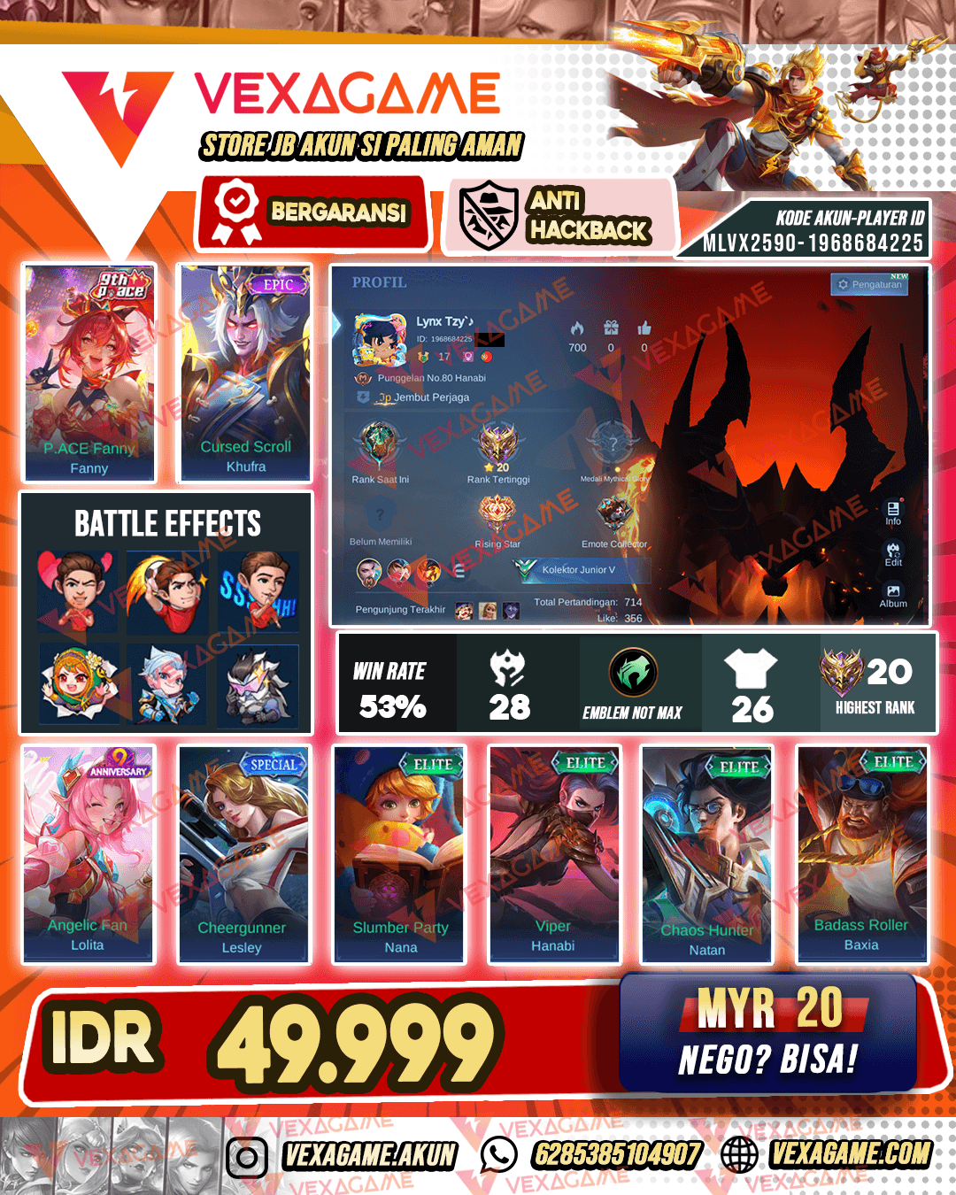 Akun Harga Pelajar