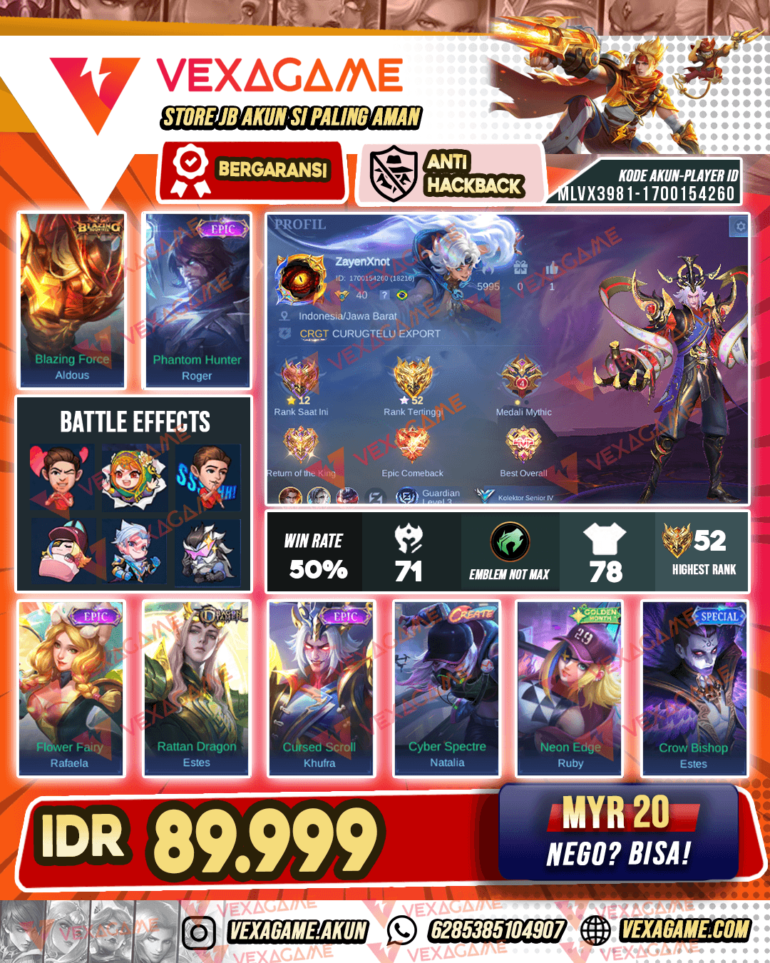 Aldous Blazing X Roger Epic | Ex Glory