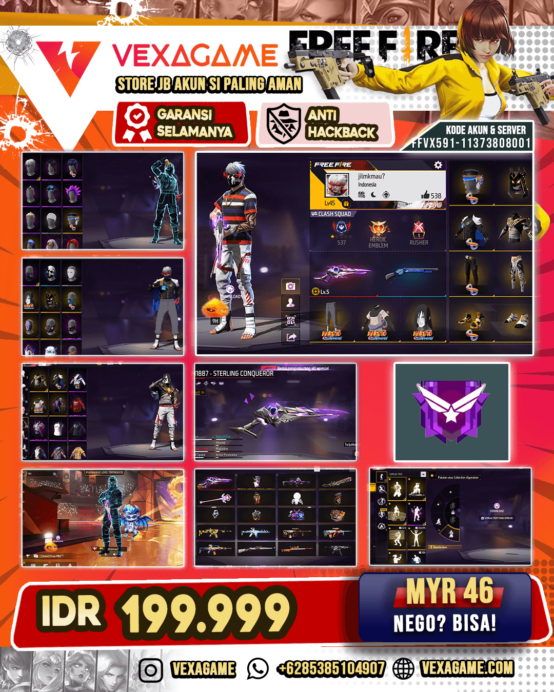 SG - STERLING CONQUEROR LV.5 | VAULT 50+
