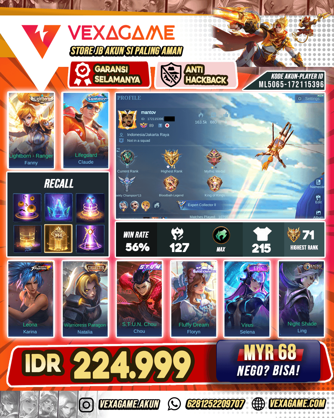 Fanny Lightborn Murah