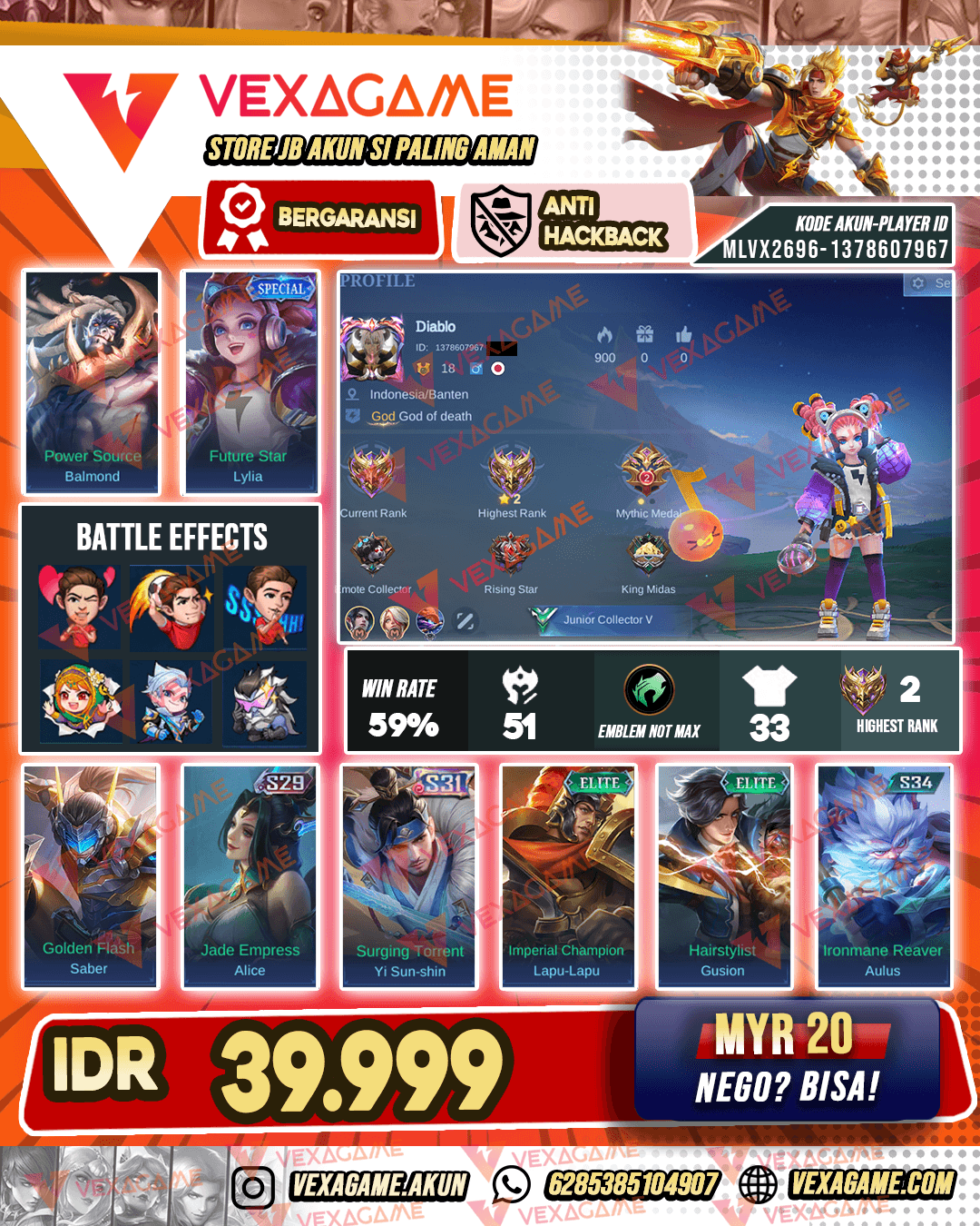 Akun Murah
