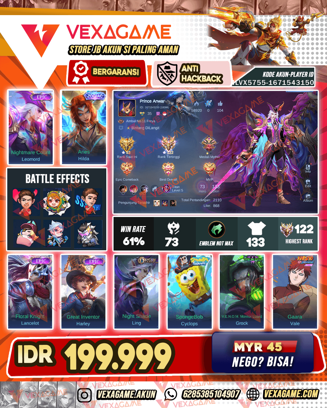Leomord Epic | Hilda Zodiac
