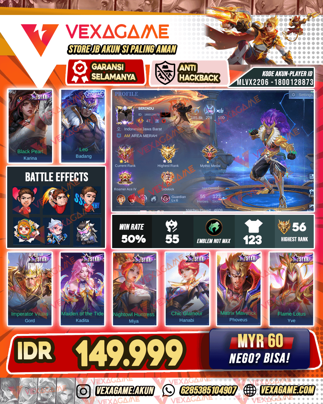 Badang Zodiac | 6 Starlight Skin