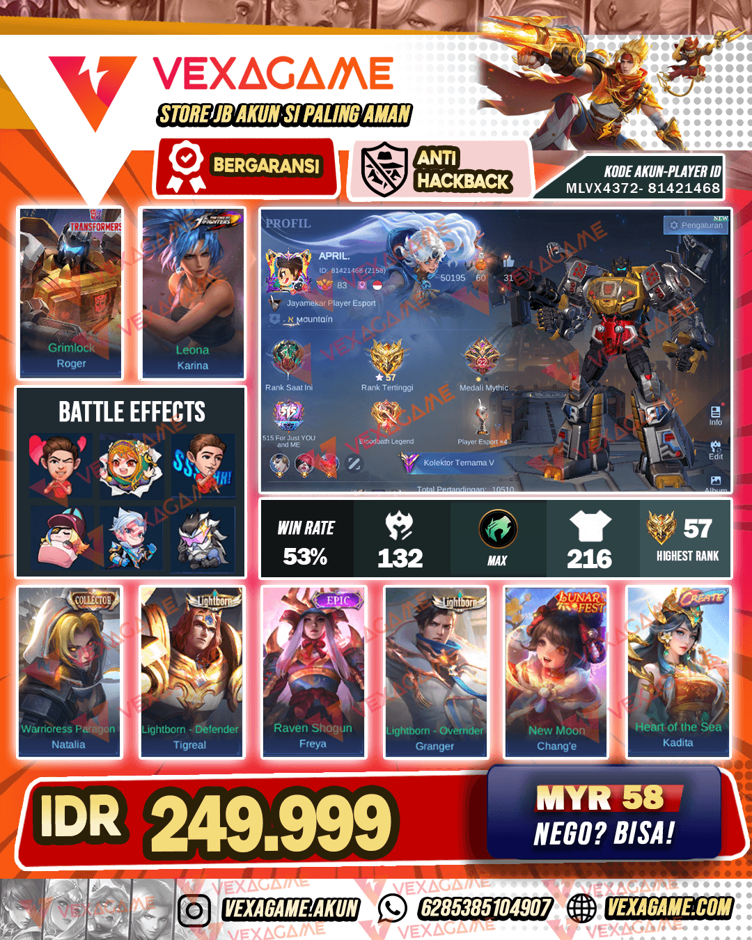 Roger Transformers | Emblem + Hero MAX