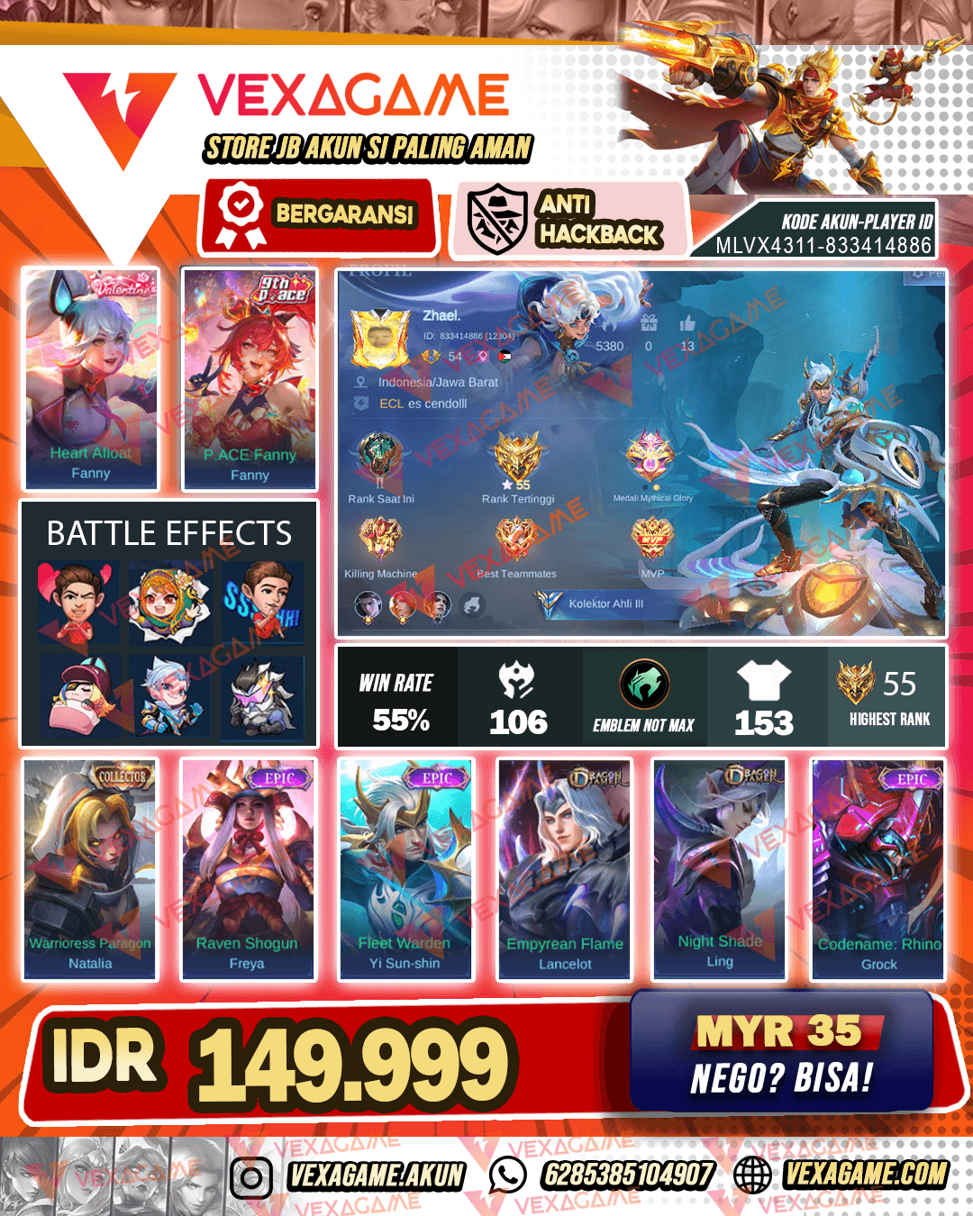 Fanny Valentine X  Fanny P ACE
