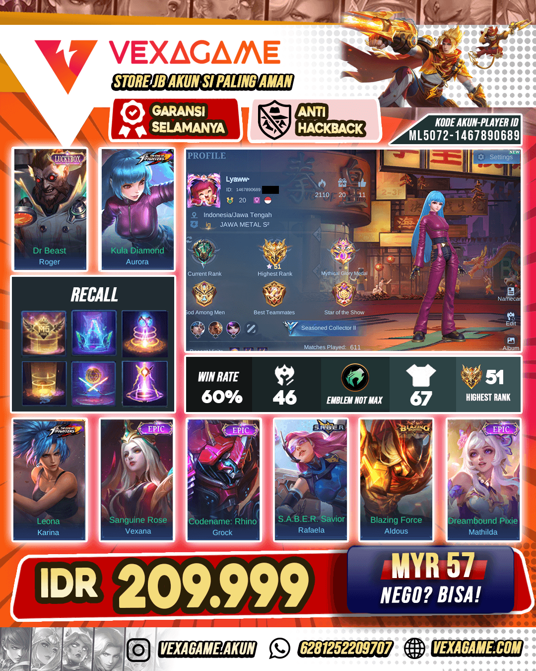 Aurora KoF Murah