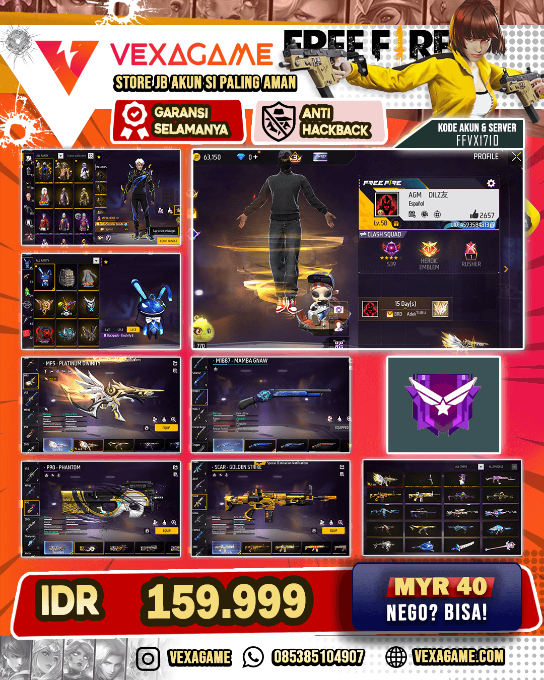 1 Evo Otw Max | Sg 2 Rasa | Animasi Lobby On | Vault OTW 200