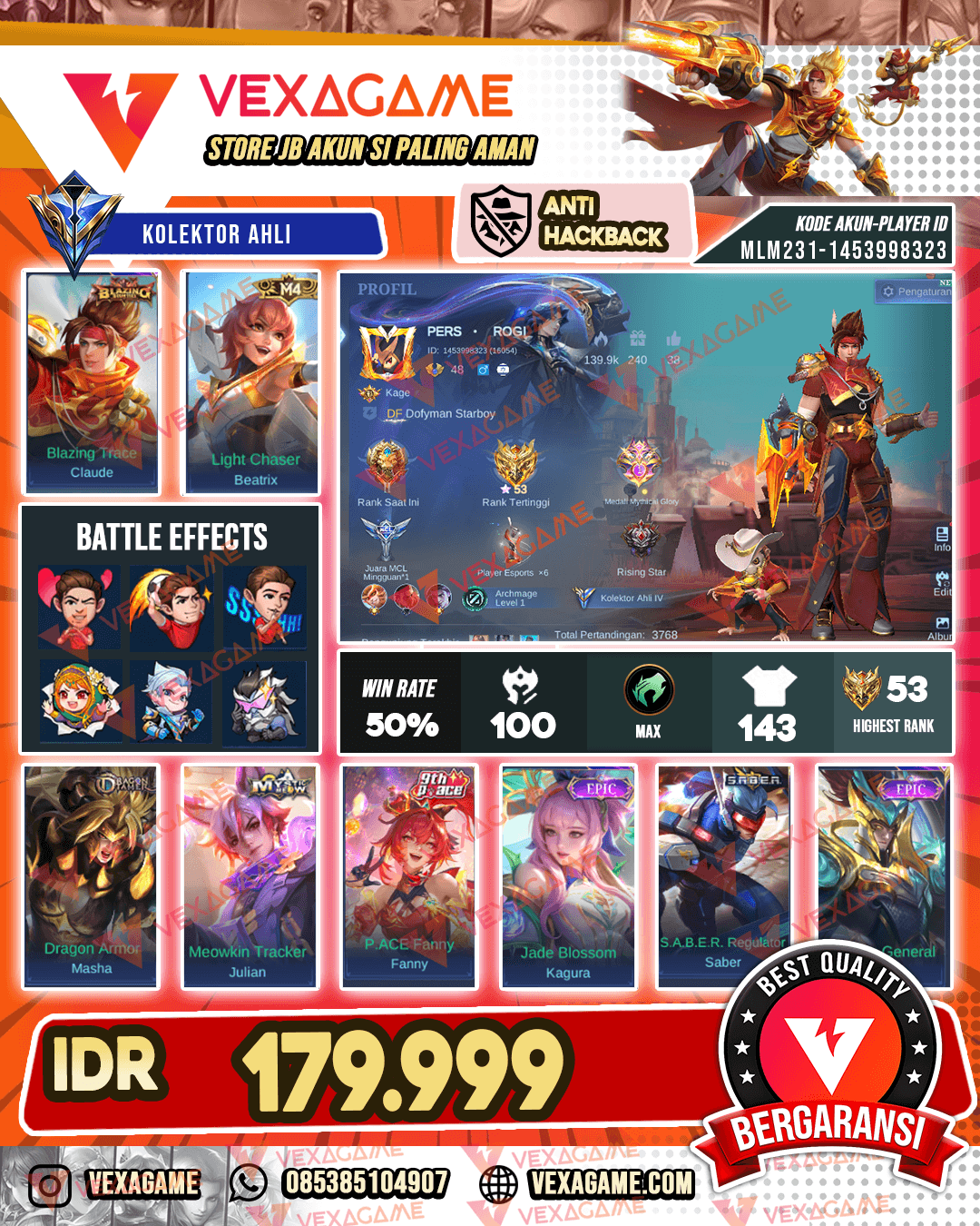 Claude Blazing X Beatrix M4 | Emblem MAX