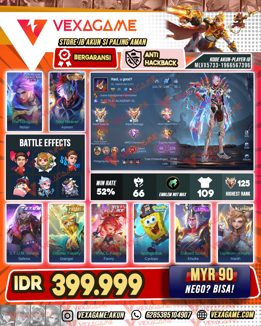 Nolan 11.11 | Aamon Collector | Ex immortal
