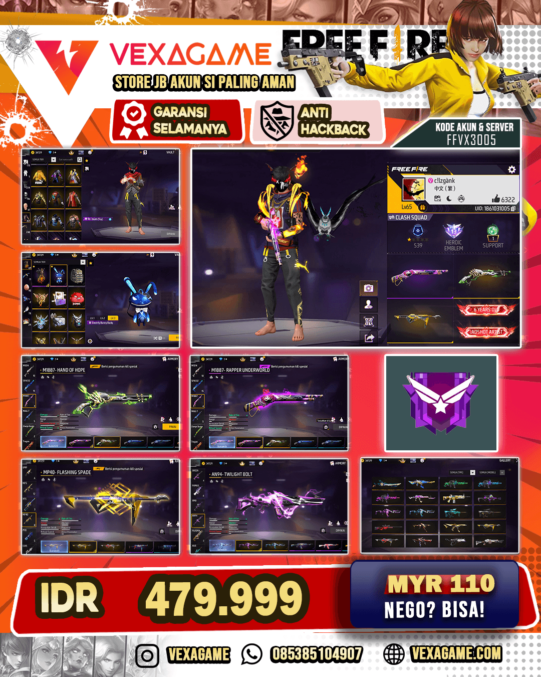Sg Rapper X Sg Lumut | Mp40 Incubator | An49 Incubator | Vault 350+