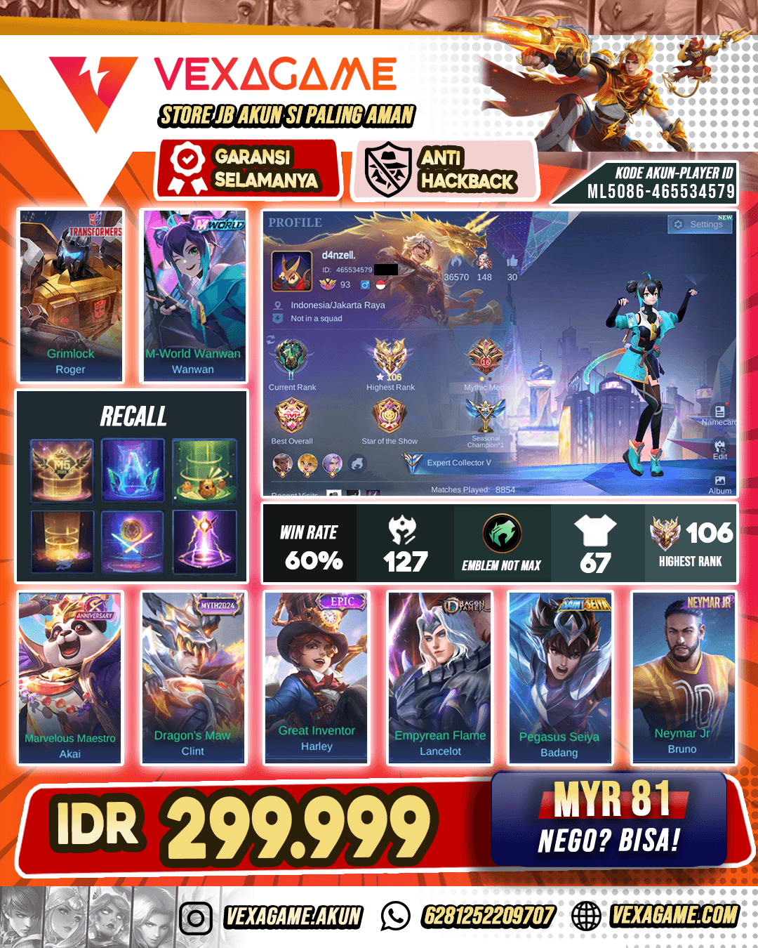 Wanwan Mworld Ex Immortal