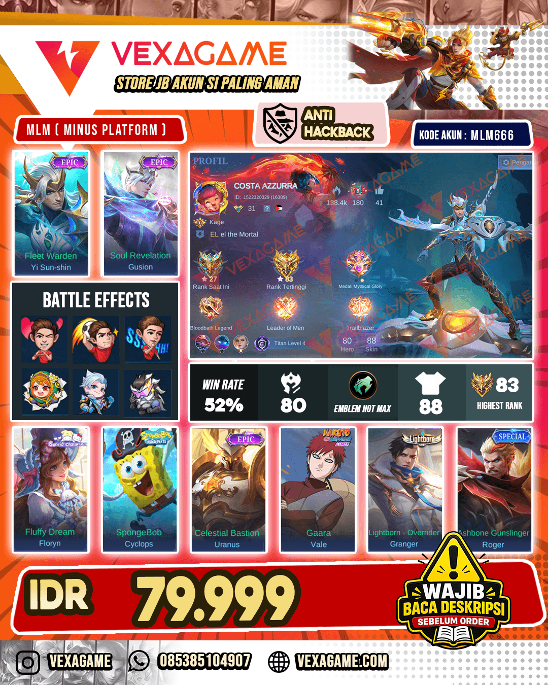 YSS Epic | Gusion Epic