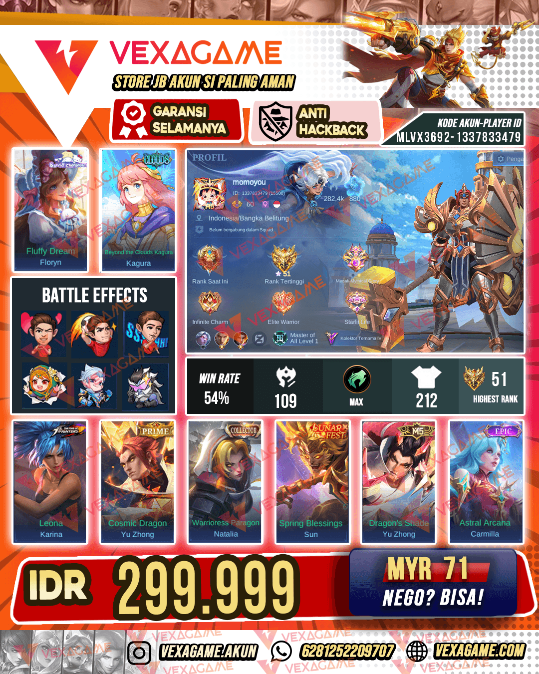 Floryn Sanrio X Kagura Clouds | Emblem MAX