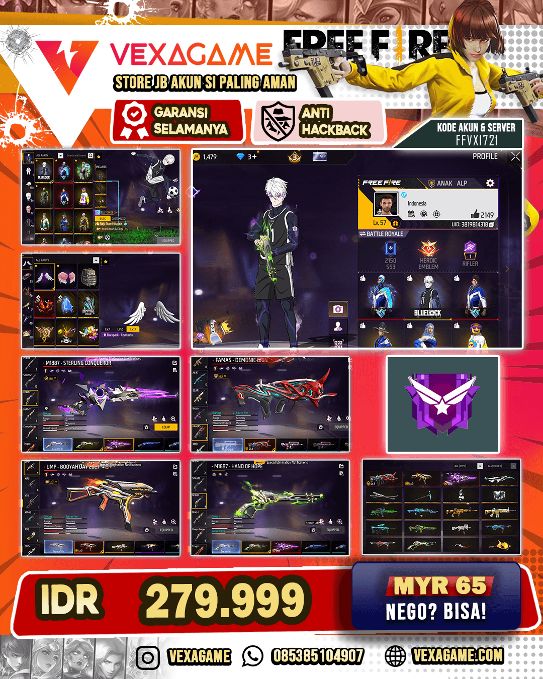 3 EVO 1 OTW MAX | VAULYT 200++ | BUNDLE BLUELOCK