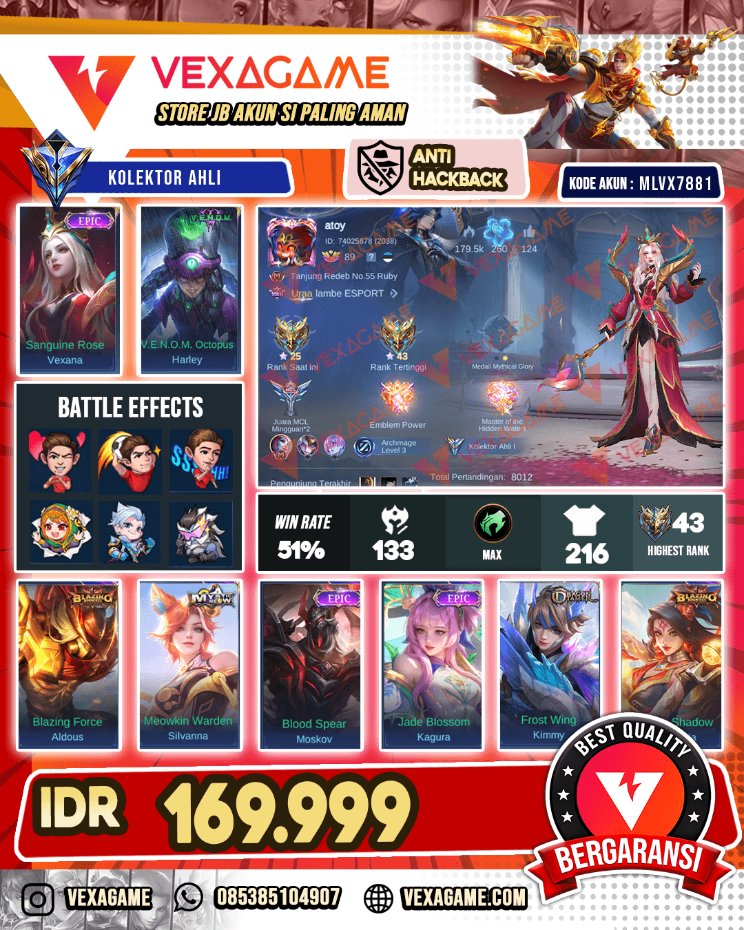 Vexana Epic | Harley Venom