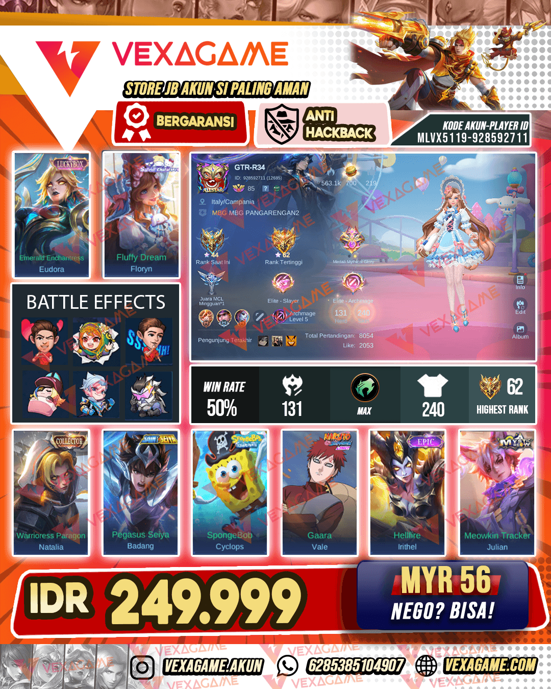 Floryn Sanrio X Eudora Luckybox | Emblem MAX